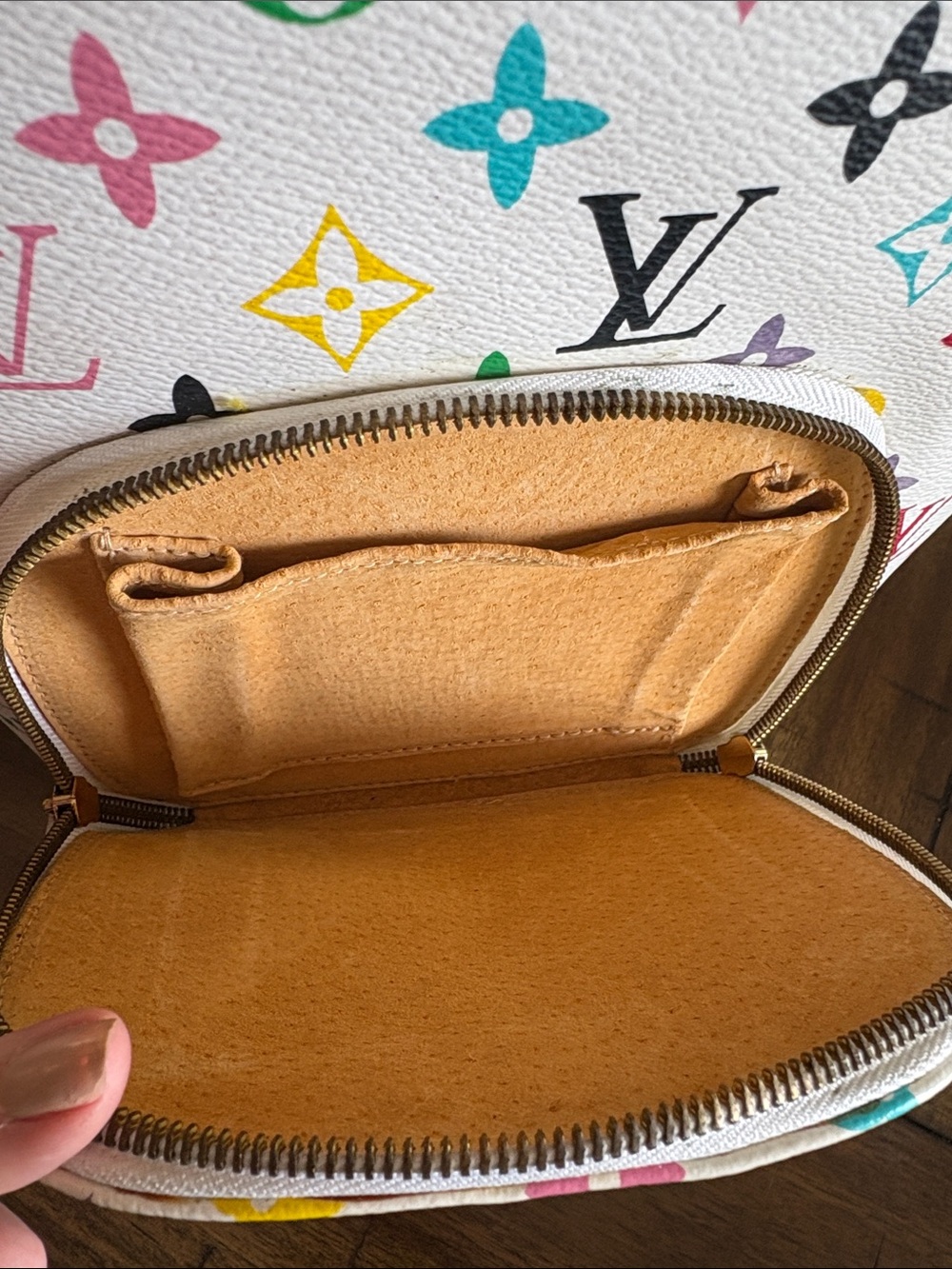 Fashion White Multicolor Monogram Mini Backpack - Picture 7 of 12